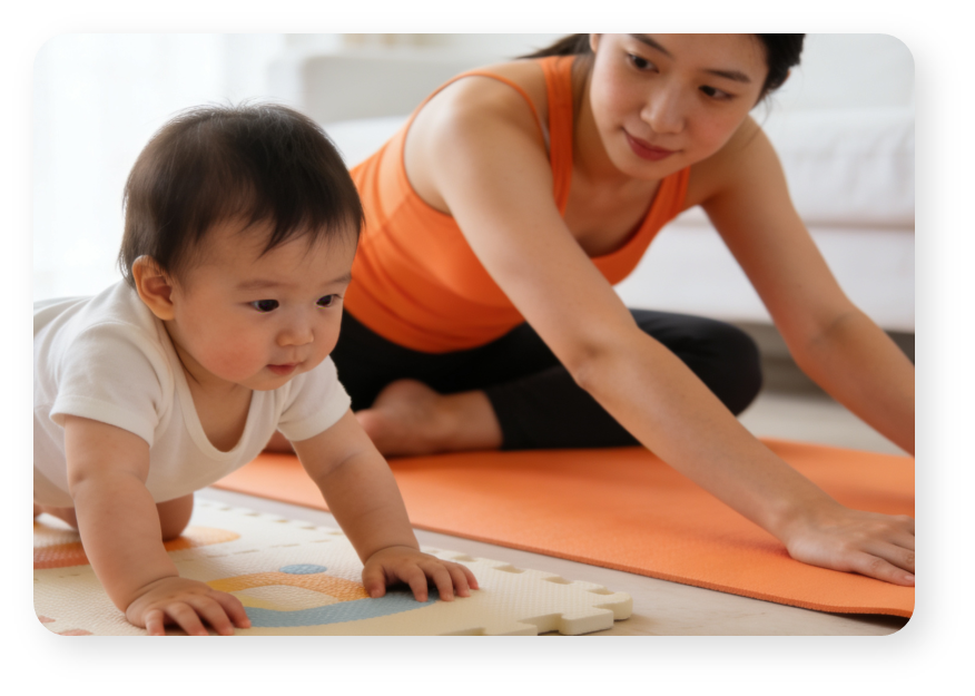 产后妈妈的蜕变